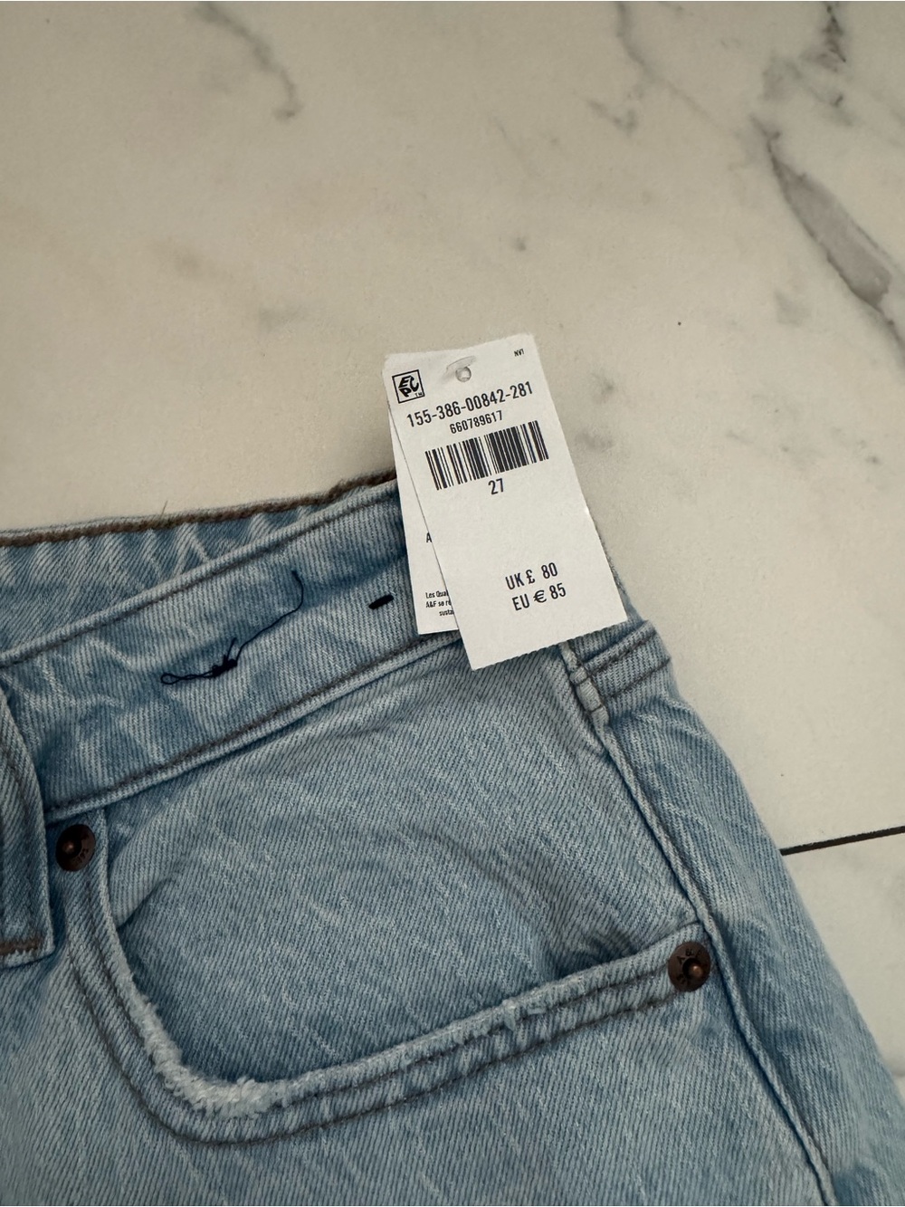 Abercrombie & Fitch Light Blue High-Rise Women’s Jeans
